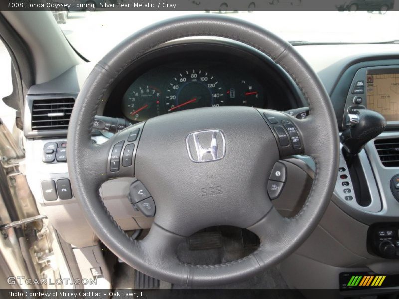 Silver Pearl Metallic / Gray 2008 Honda Odyssey Touring