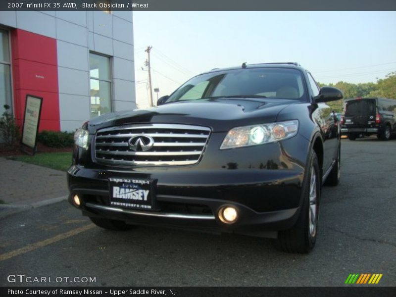 Black Obsidian / Wheat 2007 Infiniti FX 35 AWD