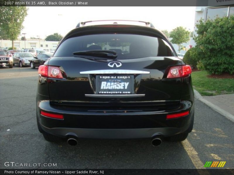 Black Obsidian / Wheat 2007 Infiniti FX 35 AWD