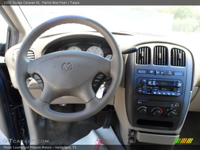 Dashboard of 2002 Caravan SE
