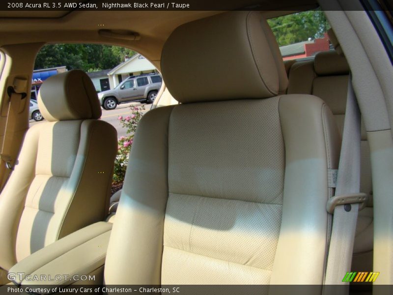 Nighthawk Black Pearl / Taupe 2008 Acura RL 3.5 AWD Sedan