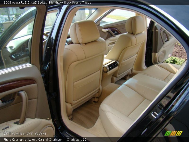 Nighthawk Black Pearl / Taupe 2008 Acura RL 3.5 AWD Sedan