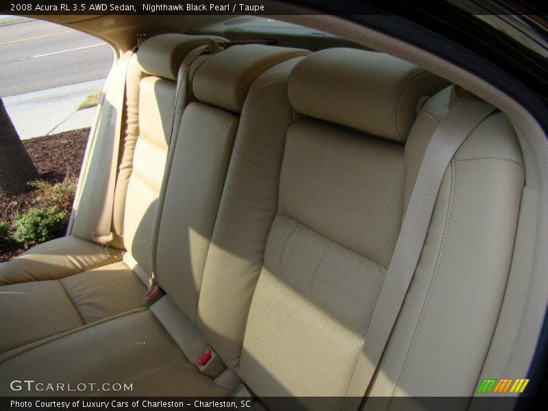 Nighthawk Black Pearl / Taupe 2008 Acura RL 3.5 AWD Sedan