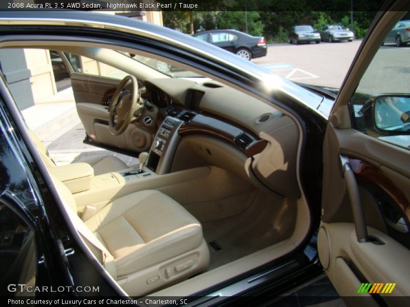 Nighthawk Black Pearl / Taupe 2008 Acura RL 3.5 AWD Sedan