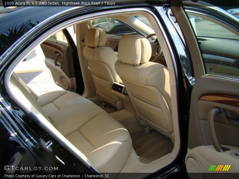 Nighthawk Black Pearl / Taupe 2008 Acura RL 3.5 AWD Sedan