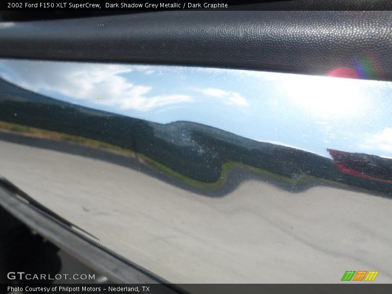 Dark Shadow Grey Metallic / Dark Graphite 2002 Ford F150 XLT SuperCrew
