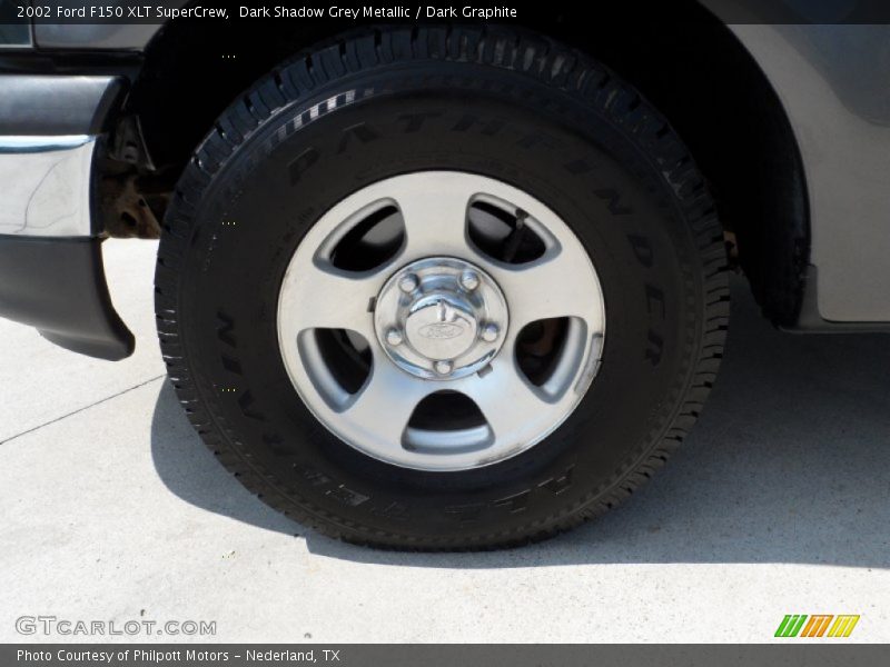 Dark Shadow Grey Metallic / Dark Graphite 2002 Ford F150 XLT SuperCrew