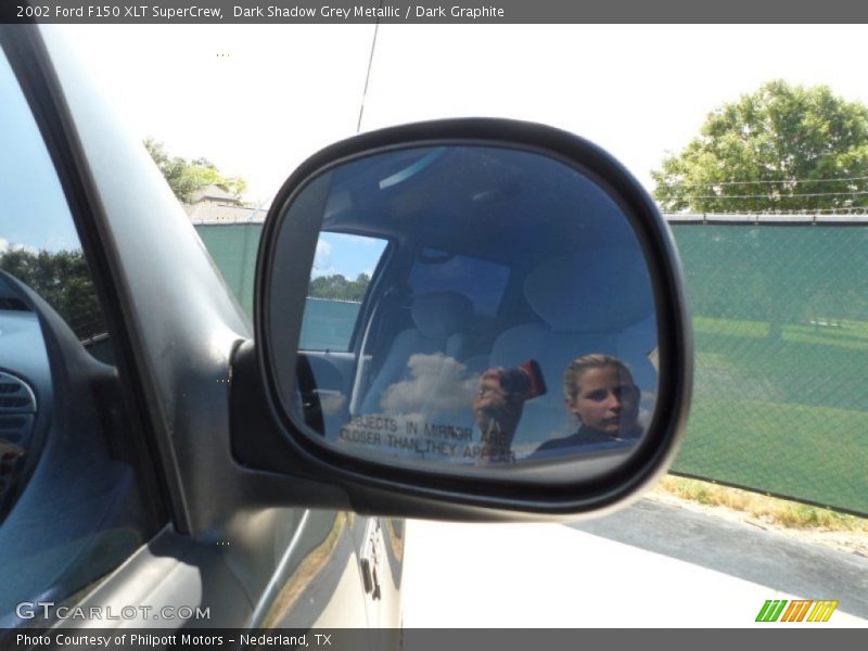 Dark Shadow Grey Metallic / Dark Graphite 2002 Ford F150 XLT SuperCrew