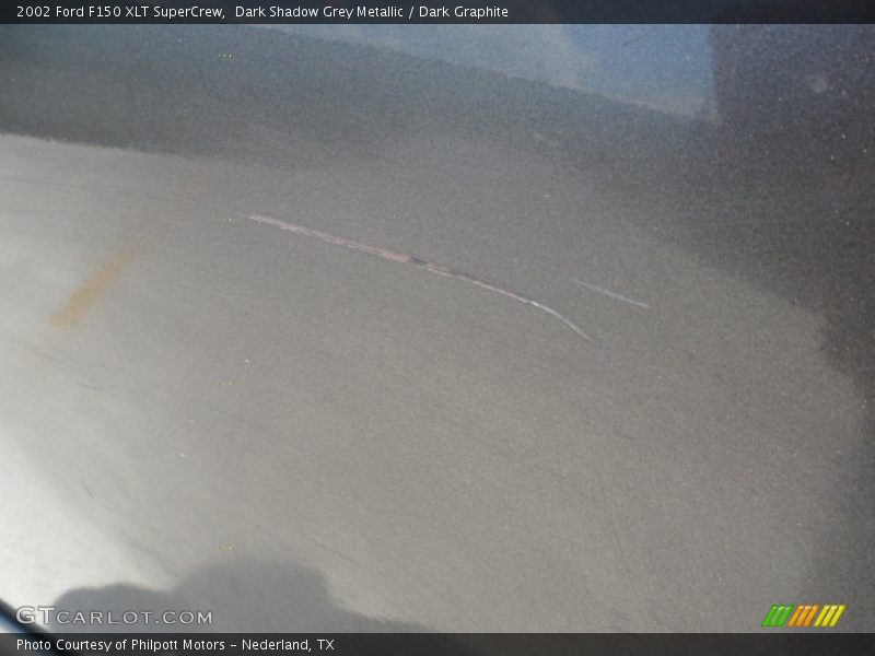 Dark Shadow Grey Metallic / Dark Graphite 2002 Ford F150 XLT SuperCrew