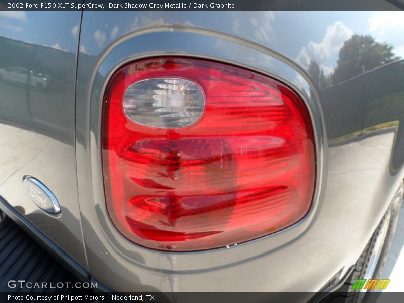 Dark Shadow Grey Metallic / Dark Graphite 2002 Ford F150 XLT SuperCrew