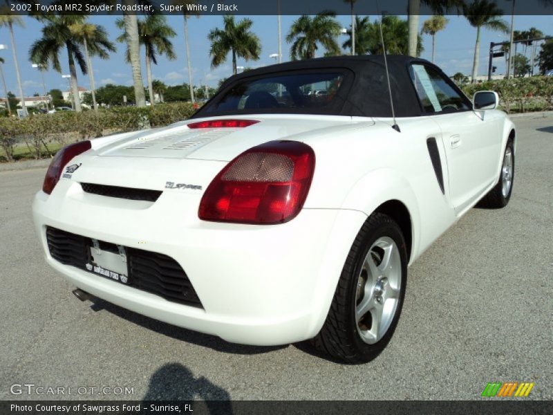 Super White / Black 2002 Toyota MR2 Spyder Roadster