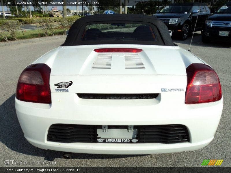 Super White / Black 2002 Toyota MR2 Spyder Roadster