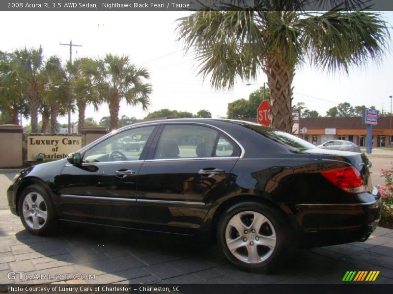 Nighthawk Black Pearl / Taupe 2008 Acura RL 3.5 AWD Sedan