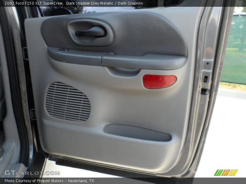 Dark Shadow Grey Metallic / Dark Graphite 2002 Ford F150 XLT SuperCrew