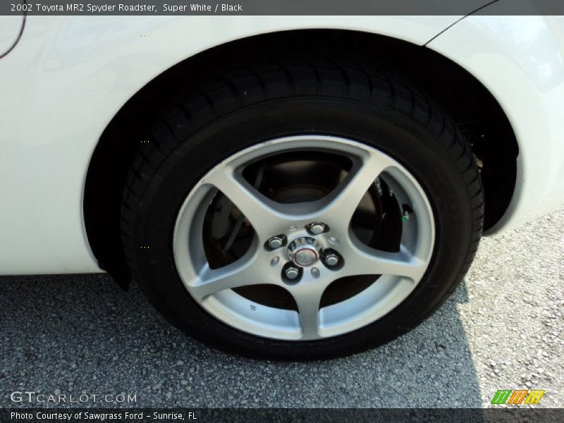 Super White / Black 2002 Toyota MR2 Spyder Roadster