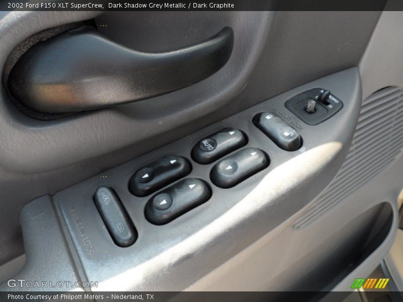 Dark Shadow Grey Metallic / Dark Graphite 2002 Ford F150 XLT SuperCrew