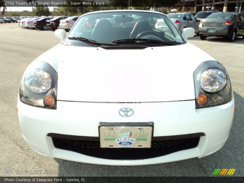Super White / Black 2002 Toyota MR2 Spyder Roadster