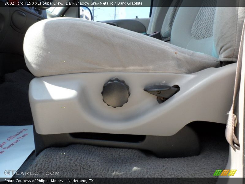 Dark Shadow Grey Metallic / Dark Graphite 2002 Ford F150 XLT SuperCrew