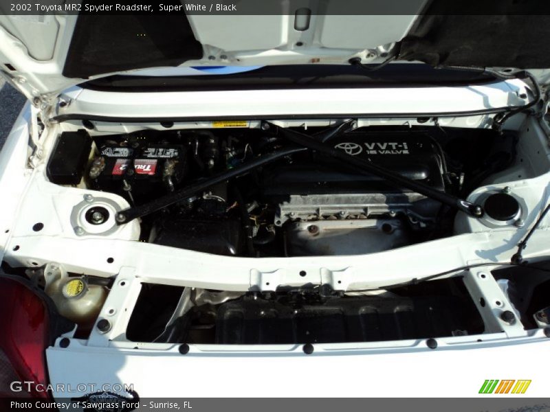 Super White / Black 2002 Toyota MR2 Spyder Roadster