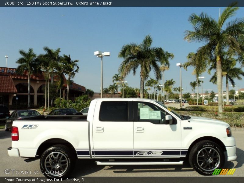 Oxford White / Black 2008 Ford F150 FX2 Sport SuperCrew