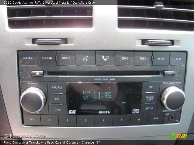 Silver Steel Metallic / Dark Slate Gray 2010 Dodge Avenger R/T
