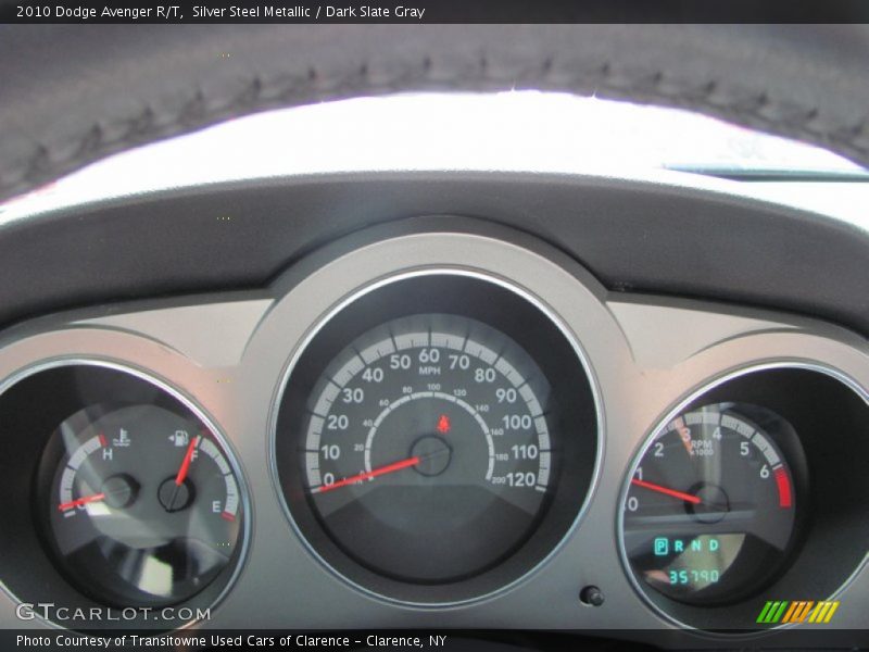 Silver Steel Metallic / Dark Slate Gray 2010 Dodge Avenger R/T