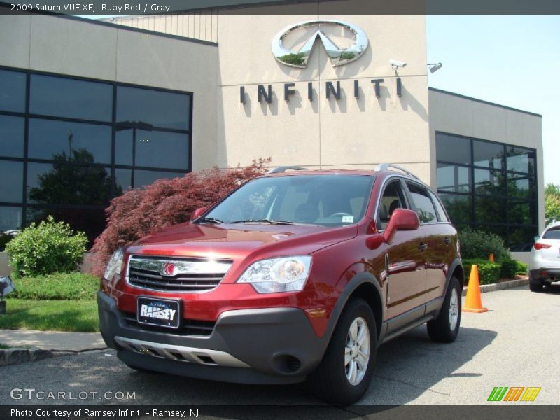 Ruby Red / Gray 2009 Saturn VUE XE