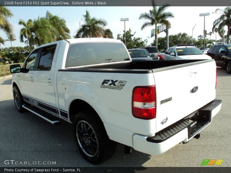 Oxford White / Black 2008 Ford F150 FX2 Sport SuperCrew