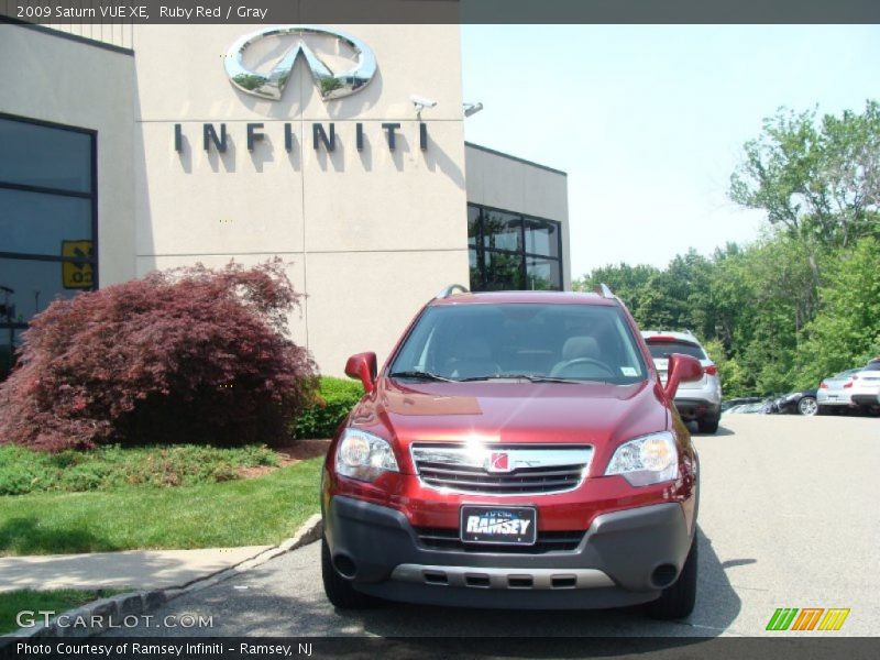 Ruby Red / Gray 2009 Saturn VUE XE