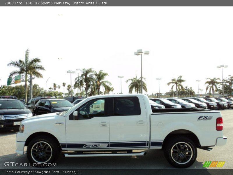 Oxford White / Black 2008 Ford F150 FX2 Sport SuperCrew