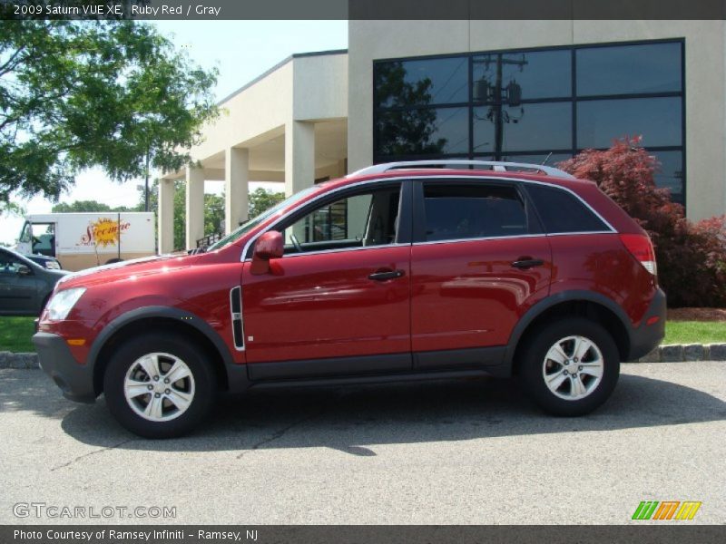 Ruby Red / Gray 2009 Saturn VUE XE