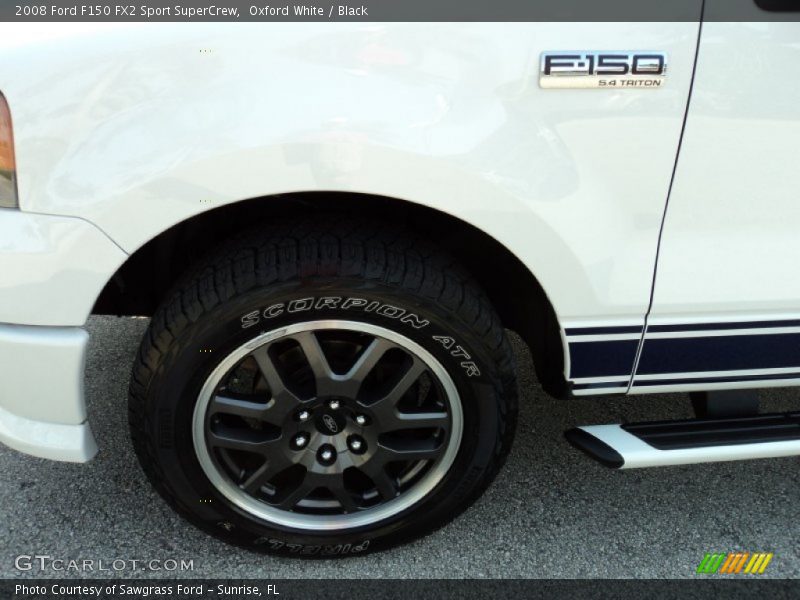 Oxford White / Black 2008 Ford F150 FX2 Sport SuperCrew