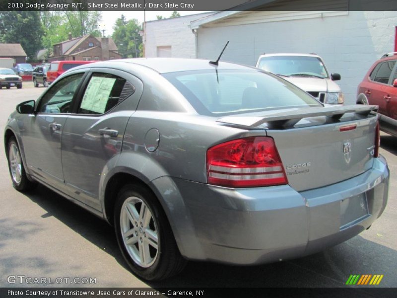 Silver Steel Metallic / Dark Slate Gray 2010 Dodge Avenger R/T