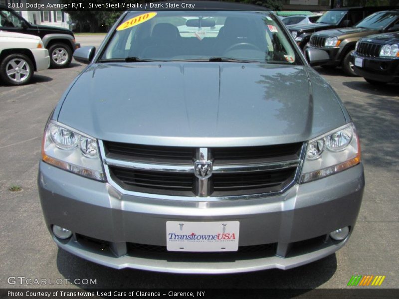 Silver Steel Metallic / Dark Slate Gray 2010 Dodge Avenger R/T