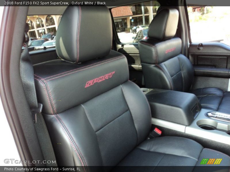  2008 F150 FX2 Sport SuperCrew Black Interior