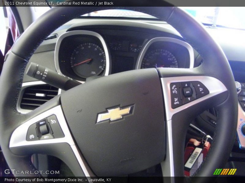 Cardinal Red Metallic / Jet Black 2011 Chevrolet Equinox LT