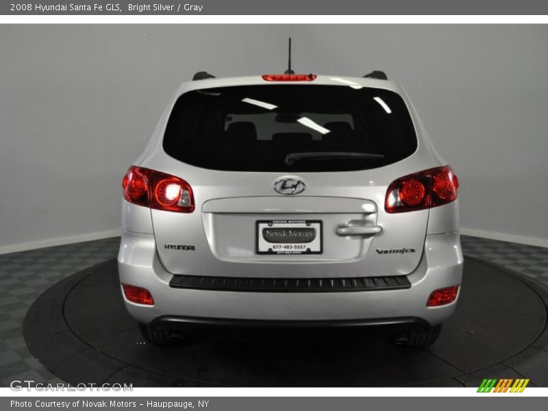 Bright Silver / Gray 2008 Hyundai Santa Fe GLS