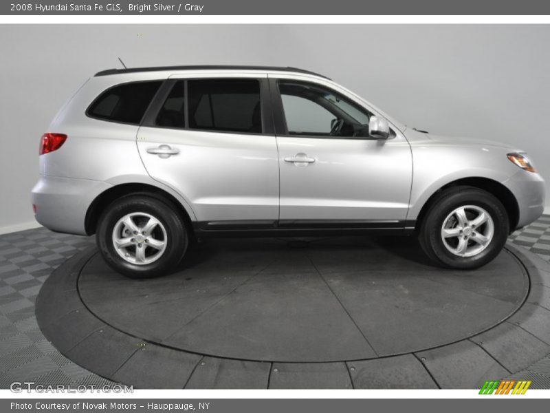 Bright Silver / Gray 2008 Hyundai Santa Fe GLS