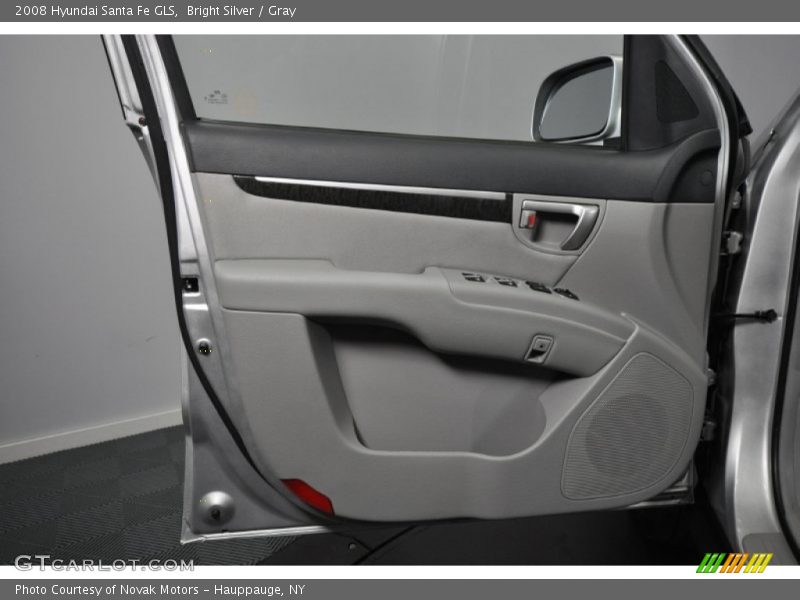 Bright Silver / Gray 2008 Hyundai Santa Fe GLS