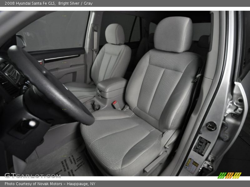 Bright Silver / Gray 2008 Hyundai Santa Fe GLS