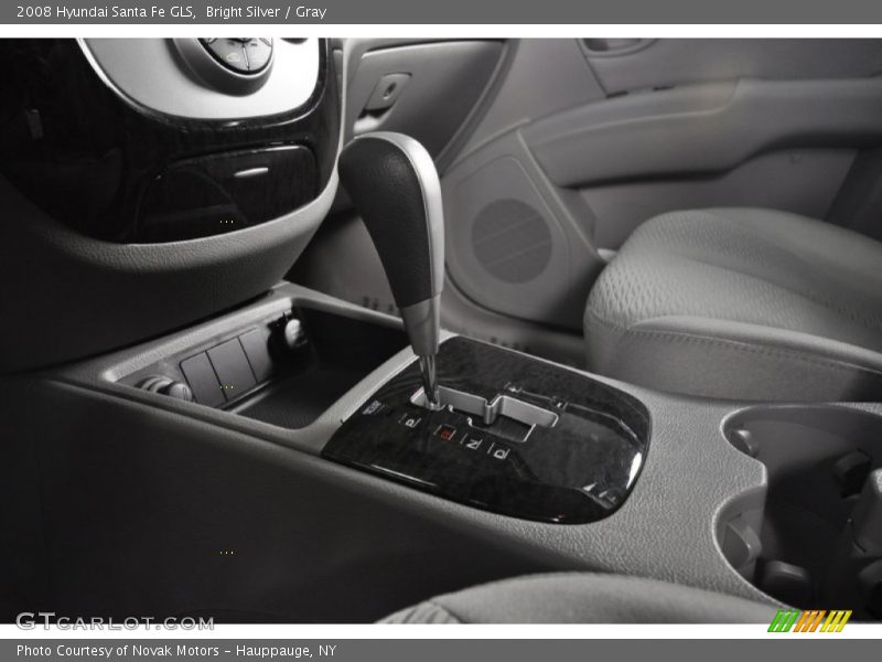Bright Silver / Gray 2008 Hyundai Santa Fe GLS