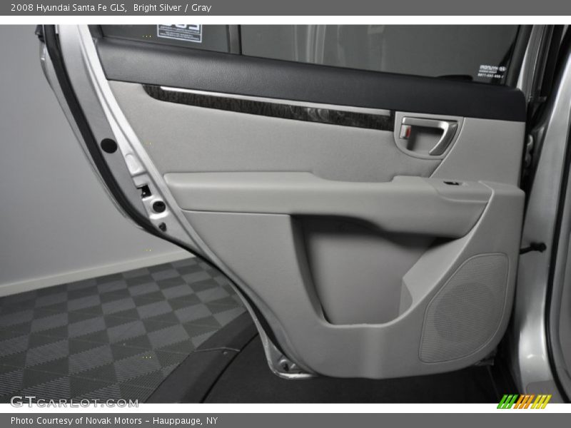 Bright Silver / Gray 2008 Hyundai Santa Fe GLS