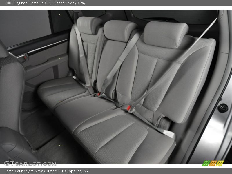Bright Silver / Gray 2008 Hyundai Santa Fe GLS