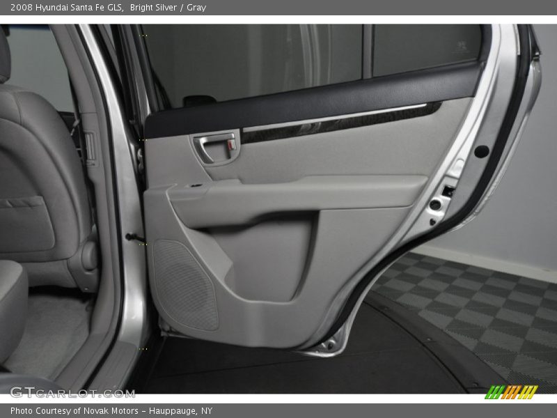 Bright Silver / Gray 2008 Hyundai Santa Fe GLS