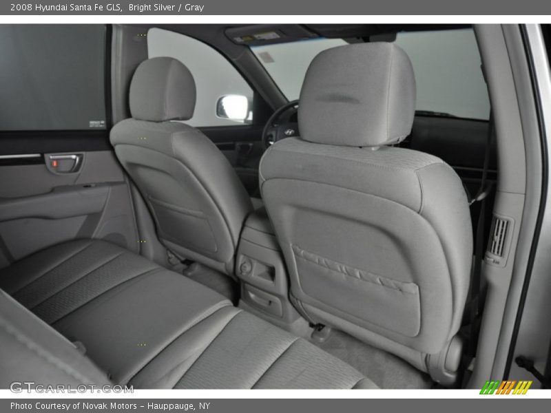 Bright Silver / Gray 2008 Hyundai Santa Fe GLS