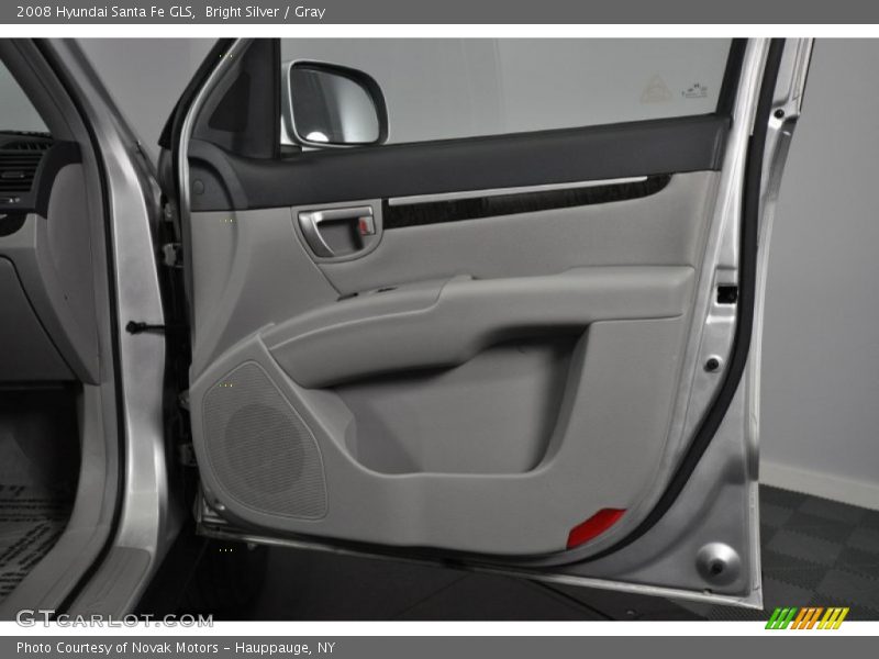 Bright Silver / Gray 2008 Hyundai Santa Fe GLS