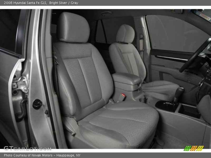 Bright Silver / Gray 2008 Hyundai Santa Fe GLS