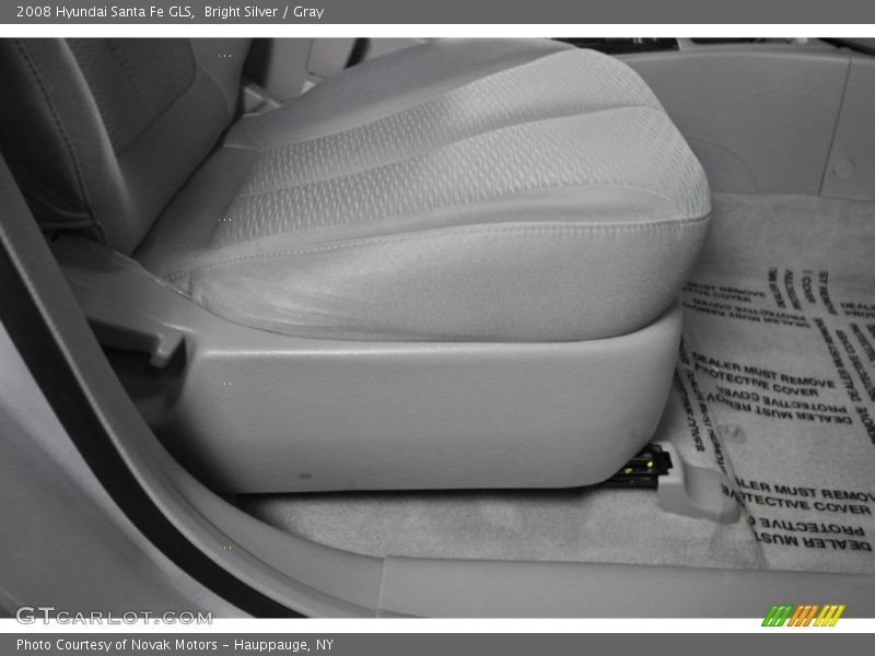 Bright Silver / Gray 2008 Hyundai Santa Fe GLS