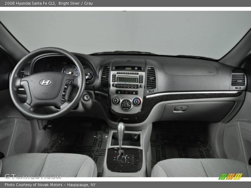 Bright Silver / Gray 2008 Hyundai Santa Fe GLS