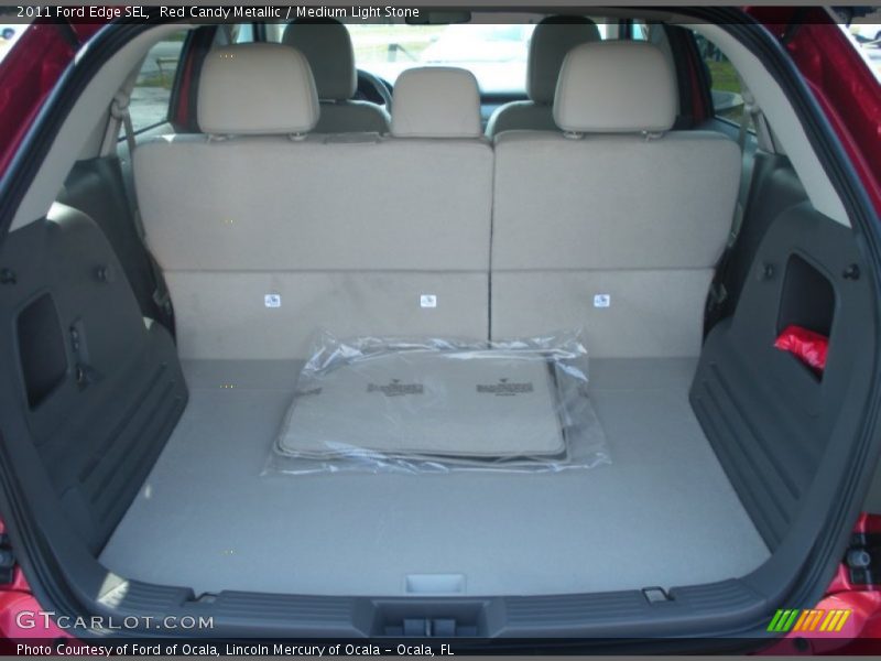 Red Candy Metallic / Medium Light Stone 2011 Ford Edge SEL